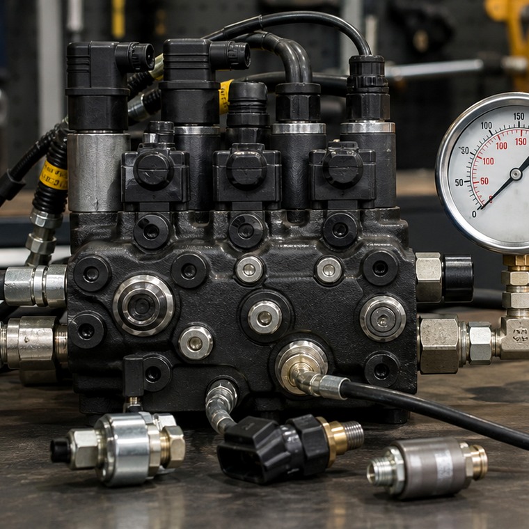 Hydraulik, Sensorik und Lastverhalten