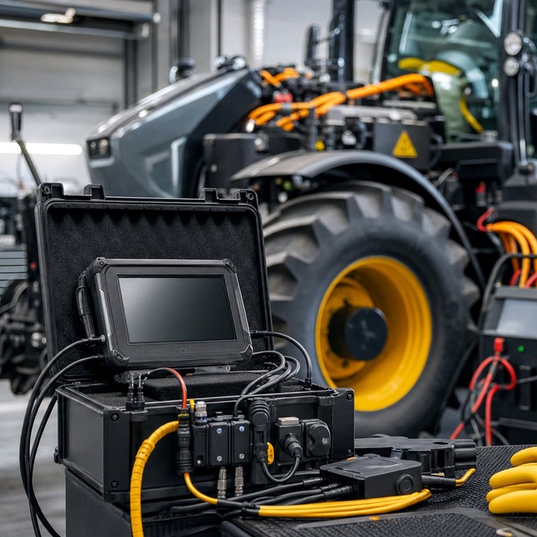Landmaschinen, Baumaschinen und Hochvolt