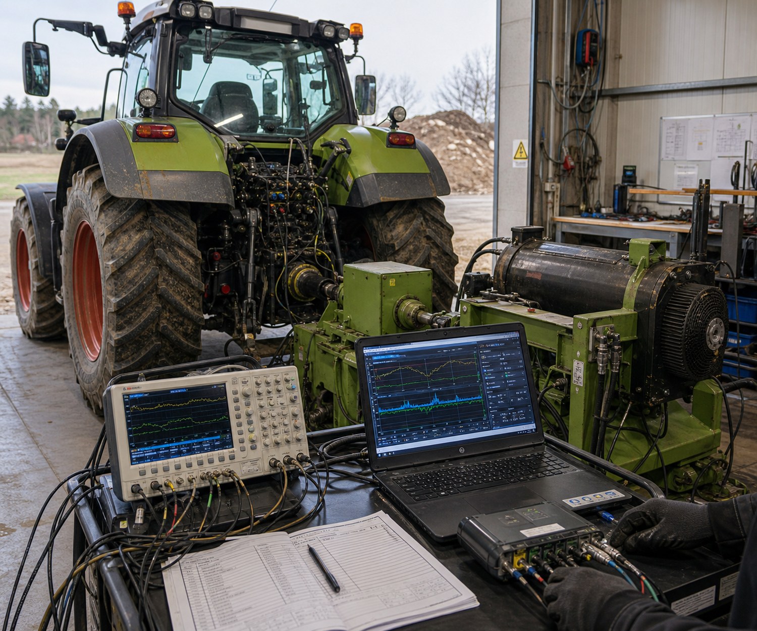 Jaltest an Nutzfahrzeug und Baumaschine